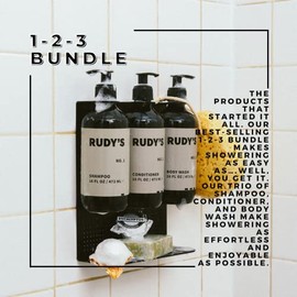 Rudy's No. 1 Sulfate Free Shampoo, For Everybody, Natural Ingredients With Citrus Scent, 16 oz.