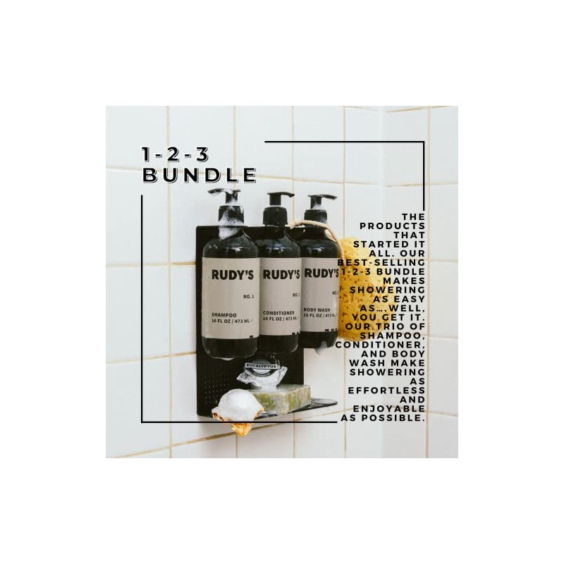 Rudy's No. 1 Sulfate Free Shampoo, For Everybody, Natural Ingredients