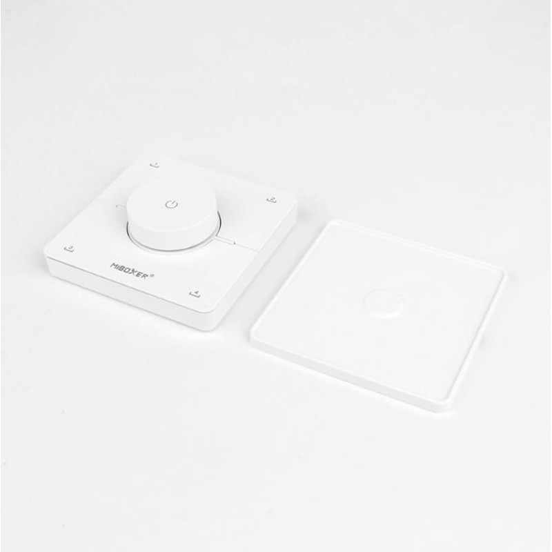 MiBOXER K0-W Rotary CCT Scene Remote, Wireless 2.4GHz LED Dimmer,