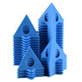 RUGLAMZHIP 40pcs Painters Pyramids Stands, Paint Triangle Stands, Painting Pyramid for Cabinet & Doors