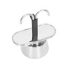 Moka Pot 100ml Dual Pipe Stainless Steel Durable Food Grade