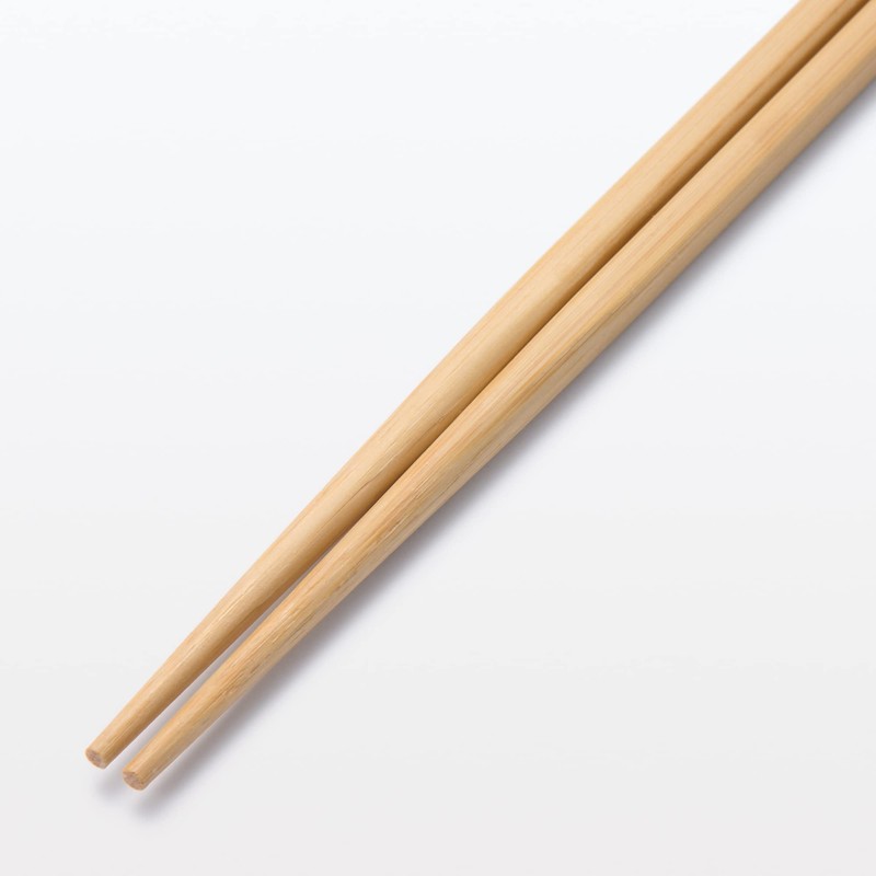 Muji 12057147 Bamboo Chopsticks, Natural, 9.1 inches (23 cm), Pack