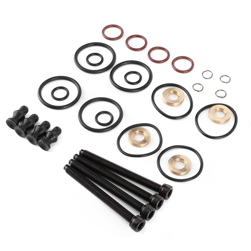 4Sets Fuel Injector Seal Repair Kit Sealing Assembly Clamp Bolt