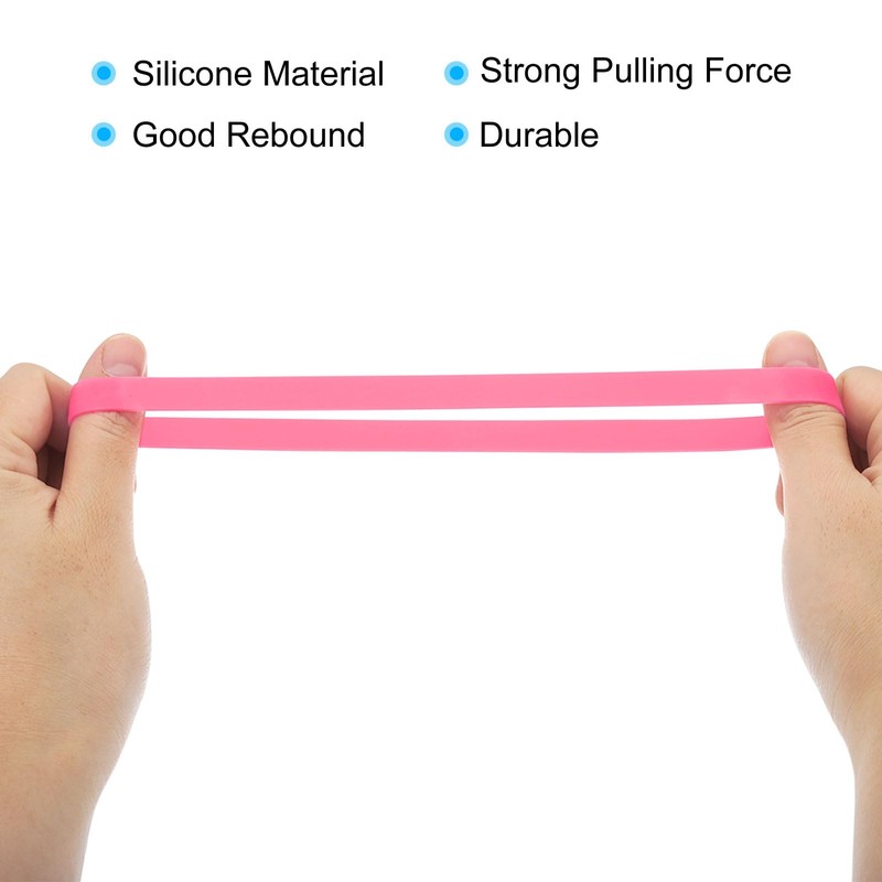 PATIKIL 8" Large Elastic Rubber Bands, 10 Pcs Big Silicone