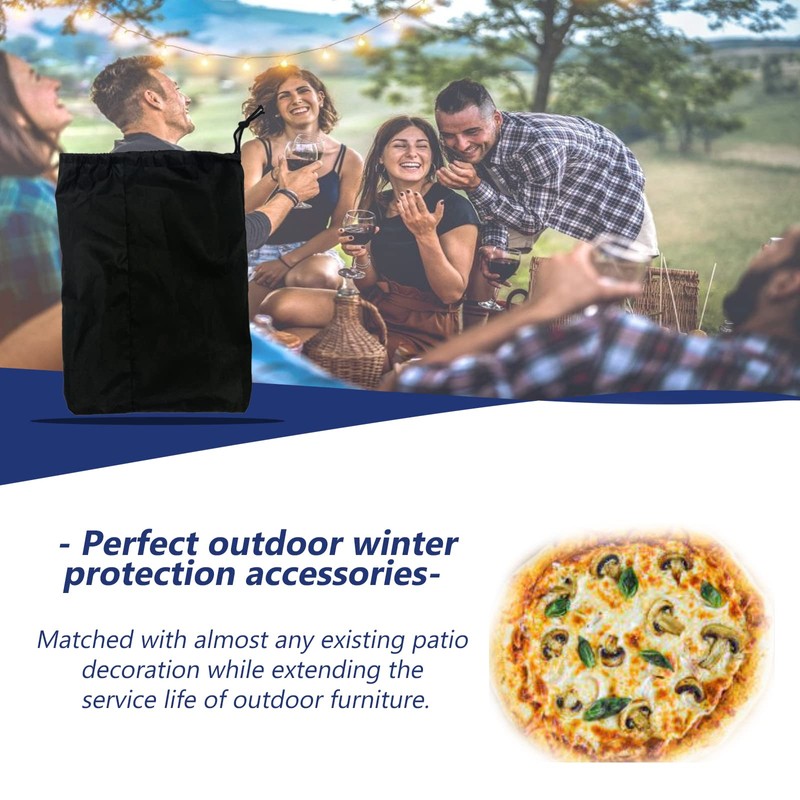 Pizza Oven Cover, Outdoor Waterproof Protective Cover 600D Heavy Duty