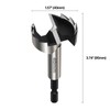 Vearter 40mm Forstner Drill Bit, High Carbon Steel Multi-Tooth Woodworking
