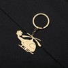 NEWEI Airplane Keychain Helicopter Pilot Keyring Propeller Rings Charms For