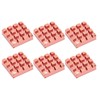 10Pcs Heat Sink Brass Mini Radiators Attach Thermal Conductive Adhesive