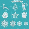 Christmas Tree Decorations, Snowflake Christmas Tree Pendant Hanging Ornaments, Reusable