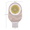 OUCHAN 1-Piece Ostomy Bags Colostomy Pouch with Hook and Loop