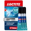 Loctite Glass Glue, Dishwasher Safe, Dries Clear & Fast Bonding,