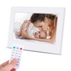 7Inch 1024*600HD Digital Photo Picture Frame Alarm Clock Player Album