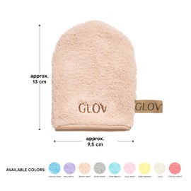 GLOV Make-Up Wipes Washable Face Towels Wash Cloth Microfibre Cleaning Cloths Face Microfibre Glove Make Up Remover Face Cleansing Wipes Wash Mitt Microfibre