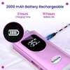Delanie Electric Nail Drill Professional 35000 RPM Rechargeable Portable E-File