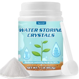 1LB Water Storing Crystals for Plants with Spoon, Water Gel Solves Plant Over-Watering and Drought Problems, Keeps The Soil Moist, Small Water Storing Polymer Crystals for Plants Powder - by Oycevila