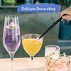Urxirha 10-Inch Culinary Plating Tweezers, Stainless Steel Kitchen Tweezers for