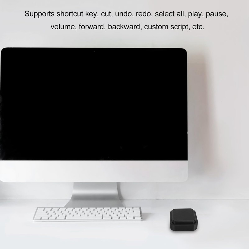 Hyuduo Programmable Key,USB Wired Keypad, Single Key, Default Copy and