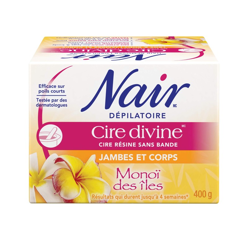 Nair Cire Divine Microwaveable Body Hair Removal Wax Kit (Tahitian