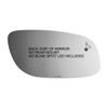 VAM Fits 10-17 Taurus Left Driver Mirror Glass Lens w/Blind