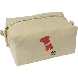 'The Fun of Football ' Canvas Wash Bag/Makeup Case (CS00042496)