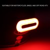 Motorcycle Helmet Tail Warning Light 4 Lighting Modes IPX6 Waterproof