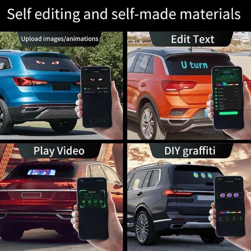 Devil Eyes Programmable LED Display – Flexible Car LED Sign