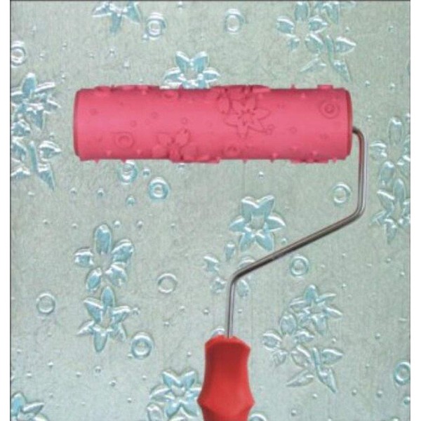 Greek Art 7" DIY Patterned Paint Roller Decorative Rubber Roller