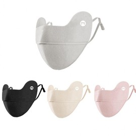 1+1 Soft Fleece Winter Mask Golf Mask Warm Mask Mask Grey/Black