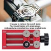 Watch Bezel Removal, 4 Round Blades Opener Watchmaker Tool for