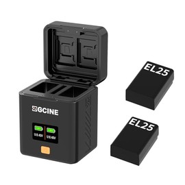 ZGCINE PS-EL25 Charging Case USBC PD Fast Dual Charger for Nikon EN-EL25 Camera Battery