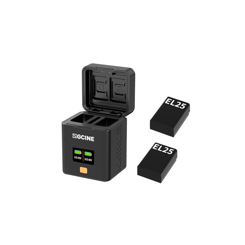 ZGCINE PS-EL25 Charging Case USBC PD Fast Dual Charger for