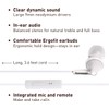 Panasonic ErgoFit Wired Earbuds, In-Ear Headphones with Microphone and Call