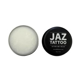 JAZ Tattoo-Aftercare Cream - Tattoo Aftercare, Tattoo Care, Tattoo Healing Cream, Tattoo Ointment, Best Lotion for New Tattoo, Best Tattoo Aftercare Product, Natural & Organic Ingredients