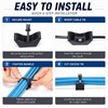 Yinkin 50 Pack Extra Heavy Cable Tie Mount 1/4 Inch