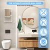Suction Cup Hooks 6 Pack Clear Shower Hook Reusable Hanger