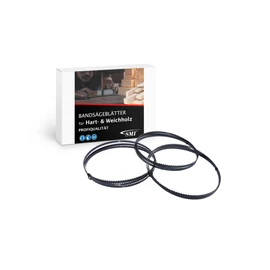 SMI Set of 3 Wood Band Saw Blades 1712 x 6 x 0.65 mm 6 ZpZ Saw Band Suitable for Metabo BAS 260 Swift and Elektra Beckum BAS 250 G, Einhell TC-SB 245