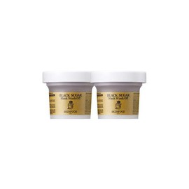 Skin Food (1+1/총 2개) 블랙슈가 마스크 워시오프 120g (1+1/Total of 2) Black Sugar Mask Wash Off 120g [(1+1/Total 2) Black Sugar Mask Wash Off 12]