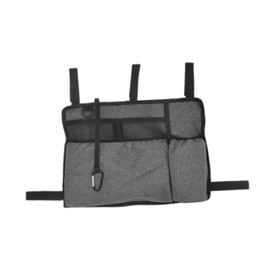 Sharplace Walker Accessories Bag Carry Pouch Mobility Aid Storage Pouch Lightweight Multifunction Storage Bag Hanging Pouch for Elderly, Gray
