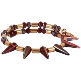 Alex and Ani VW487RG,Depths of the Wild Wrap,Rafaelian Gold,Crimson Aura,Bracelet