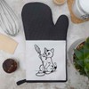 'Cat Playing With A Feather Toy' Oven Glove/Mitt (OG00022021)
