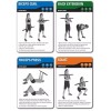 FITDECK EXERCISE BAR 26 Cards Lift Exercises Stretches Boot Camp