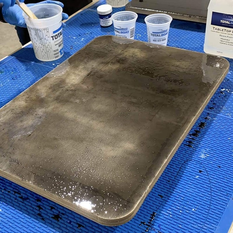 TotalBoat DIY Epoxy Black Marble Effect Countertop Project Kit |