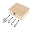 Niejgay 4pcs MT1 Wood Lathe Live Center and Drive Spur