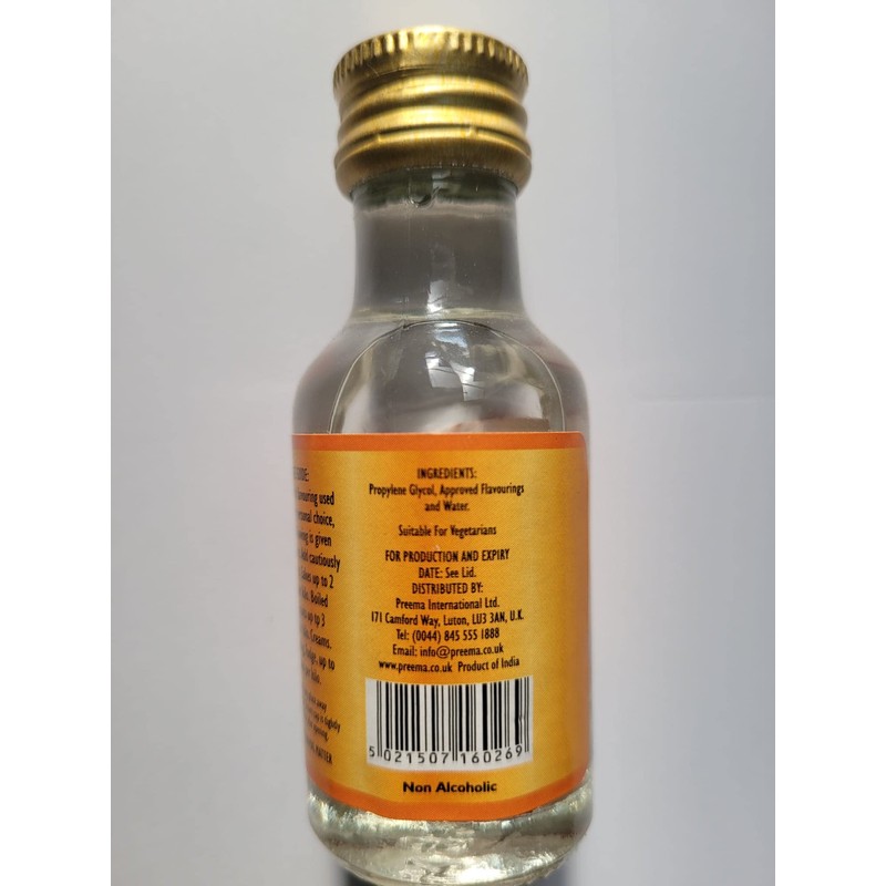 Preema Food Flavouring Essence 2x28ml Bottle Halal 13 Different Flavours