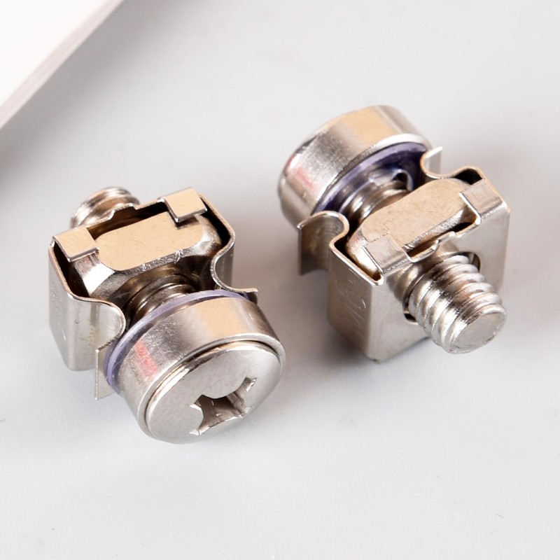 DILUSILK M6 Cage Nuts and Screws Set for Server Rack