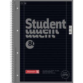 Brunnen, 1067927126 Colour Code Student Notepad, A4 Ruled, Line Style 27, 90 g/m², 80 Pages
