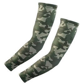 Arm Covers, Set for Both Arms, UPF 50+, Cooling, Quick-Drying, Anti-Slip, Lightweight, Unisex, Available in 5 Colors, Arm Sleeves for Sports - UV protection, sun protection camouflage