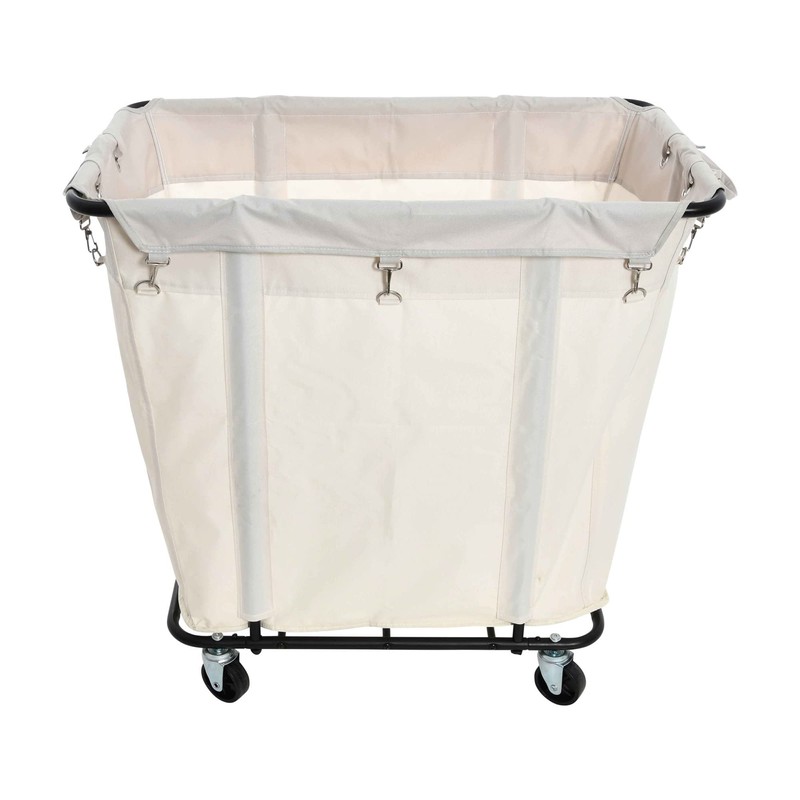 Household Essentials, Black Commercial Laundry Cart