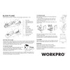 WORKPRO W052002 Block Plane, 1-5/8 In. Wide Blade, Cast Iron
