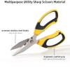 BoFuYuan Utility Scissors Heavy Duty: 8-Inch sharp Scissors All Purpose